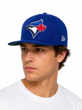 New Era 59FIFTY Toronto Blue Jays Fitted Hat 7 3/8 MLB Authentic Cap